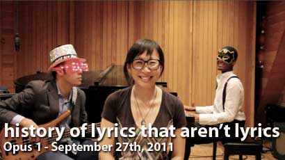 History Of Lyrics That Aren't Lyrics